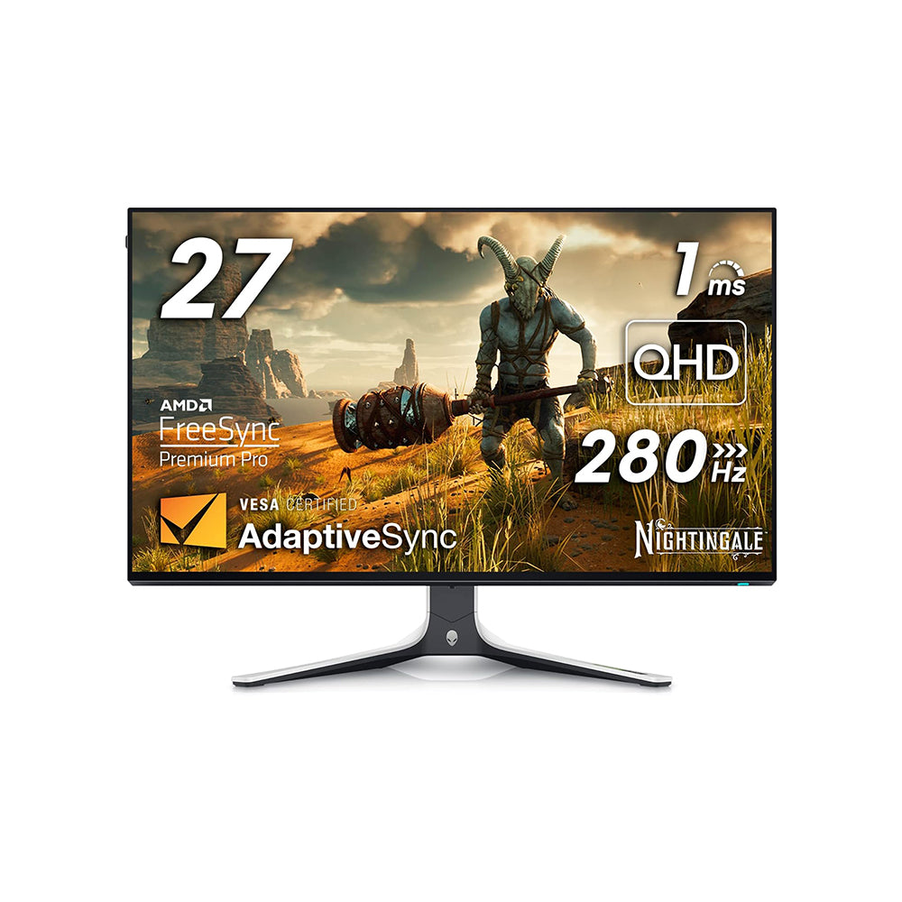 Alienware AW2723DF Gaming Monitor - 27-inch (2560 x 1440) 240Hz Display - Lunar Light