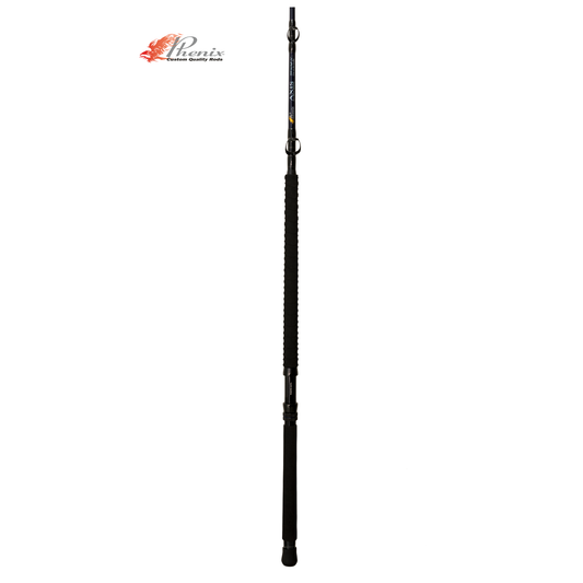 Phenix Rods AXIS Casting / 6'8" / 1 PC / 60-130 LB LINE Rating/Moderate/Fast Taper Action / Fuji BHBNG Guides / PAC Bay Reel SEAT / HYPALON Handle (HAX-C 680X3H)
