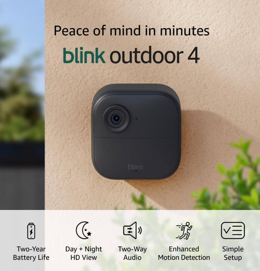Blink Outdoor 4 Wireless 1080p Security Camera Sync Module Core 1 Camera