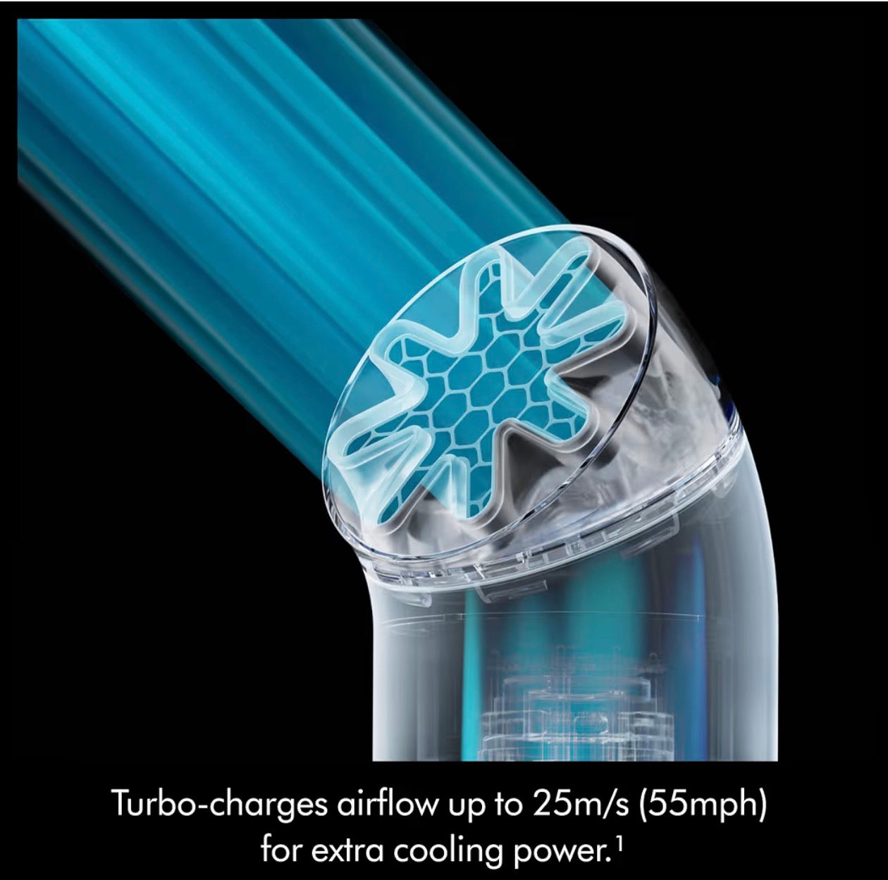 Dyson HushJet Mini Cool Portable Fan - Stone/Blush