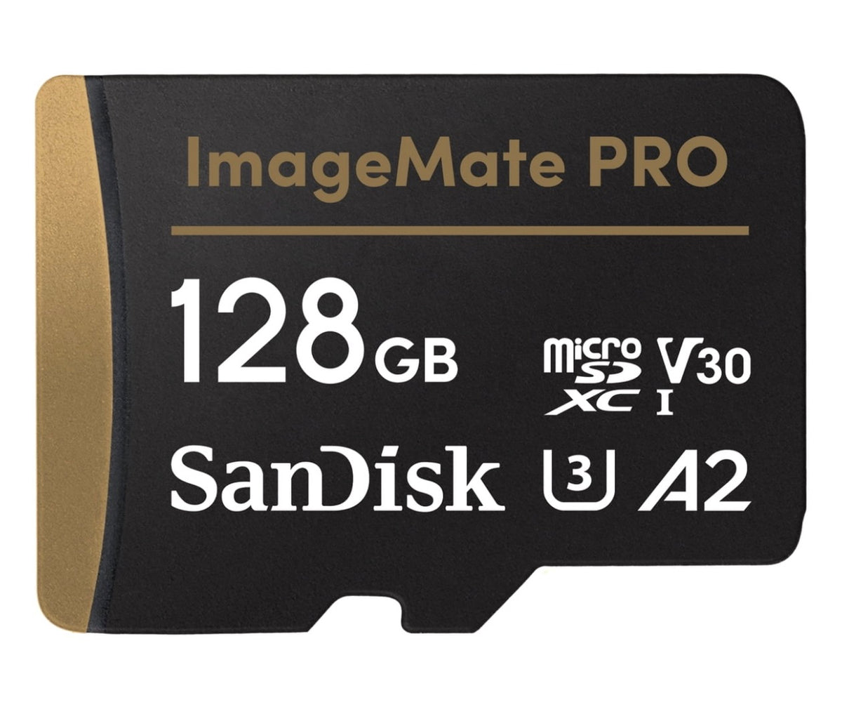 SanDisk ImageMate PRO 128GB microSDXC Card 200MB/s with Adapter