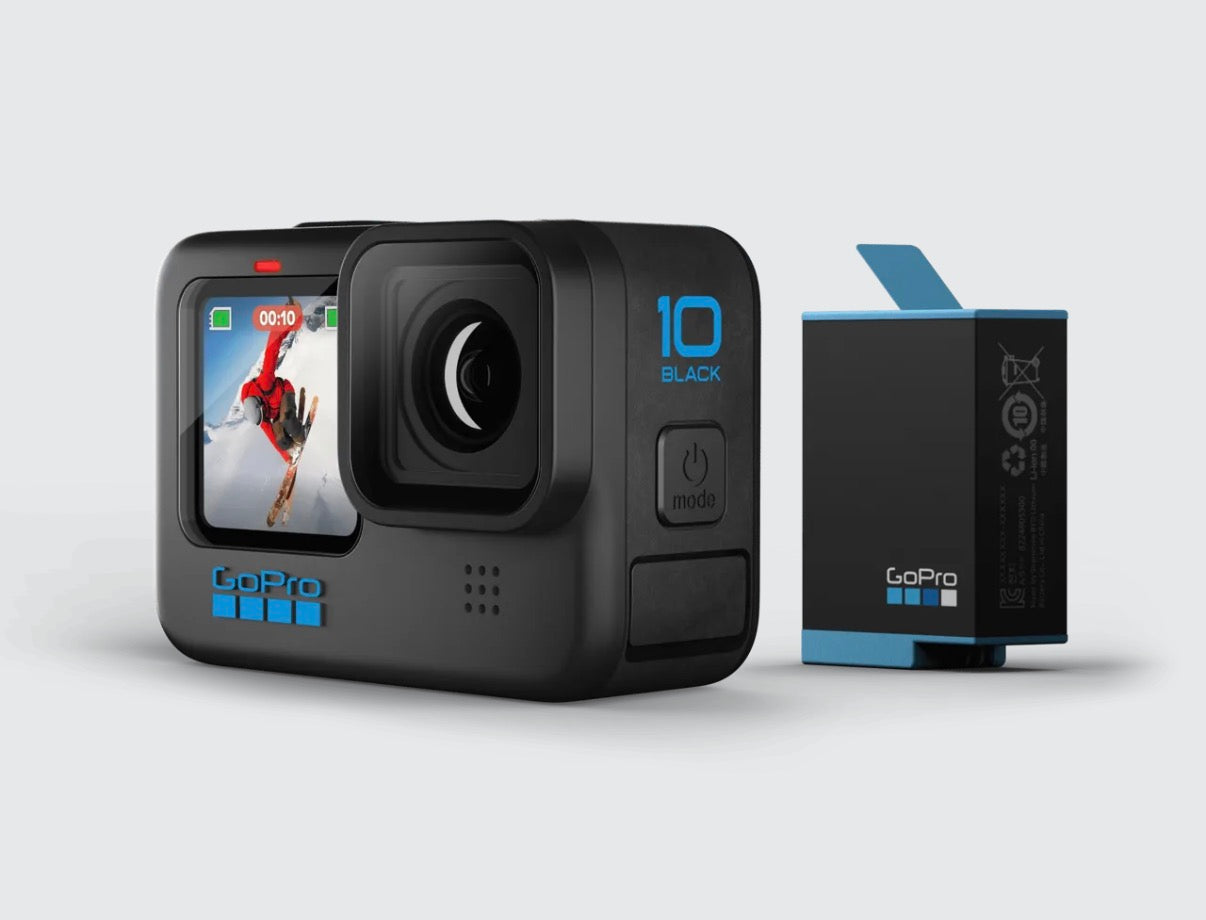 GoPro HERO10 Black 5.3K Action Camera Bundle w/ Mounts, Case & Accessories