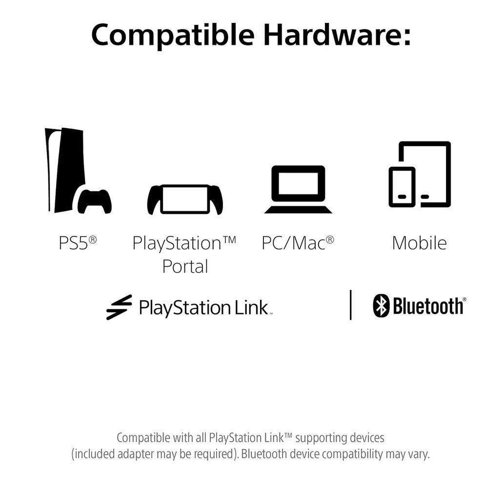 Sony PlayStation PULSE Explore Wireless Gaming Earbuds for PS5 White