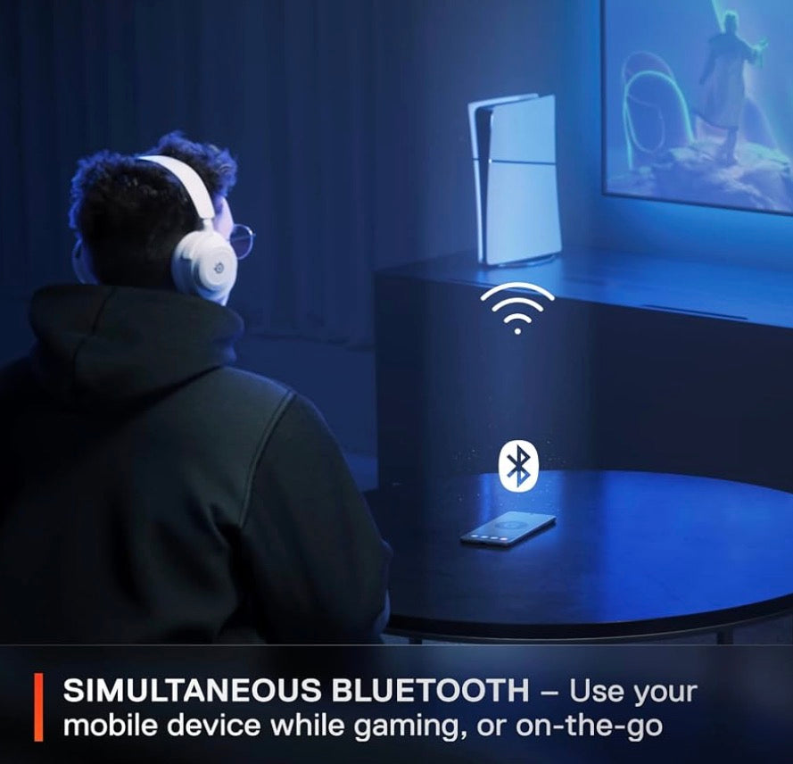 SteelSeries Arctis Nova 7P Wireless Gaming Headset White Multi-Platform