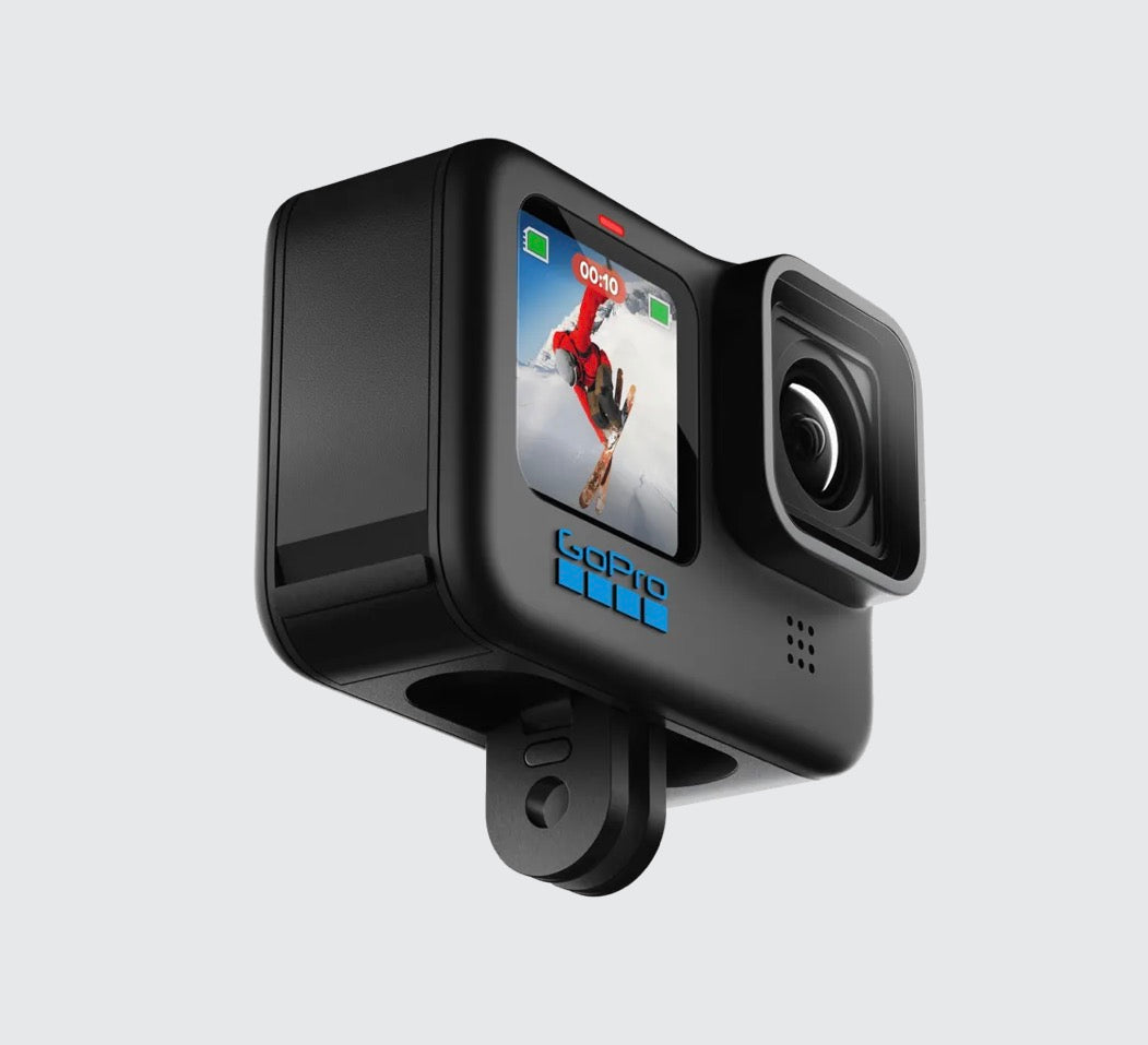 GoPro HERO10 Black 5.3K Action Camera Bundle w/ Mounts, Case & Accessories