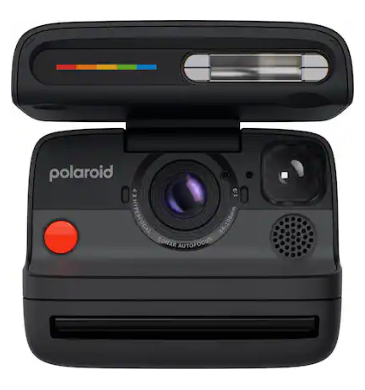 Polaroid - Flip Instant Camera + Color Film Bundle (8 Photos) - Black
