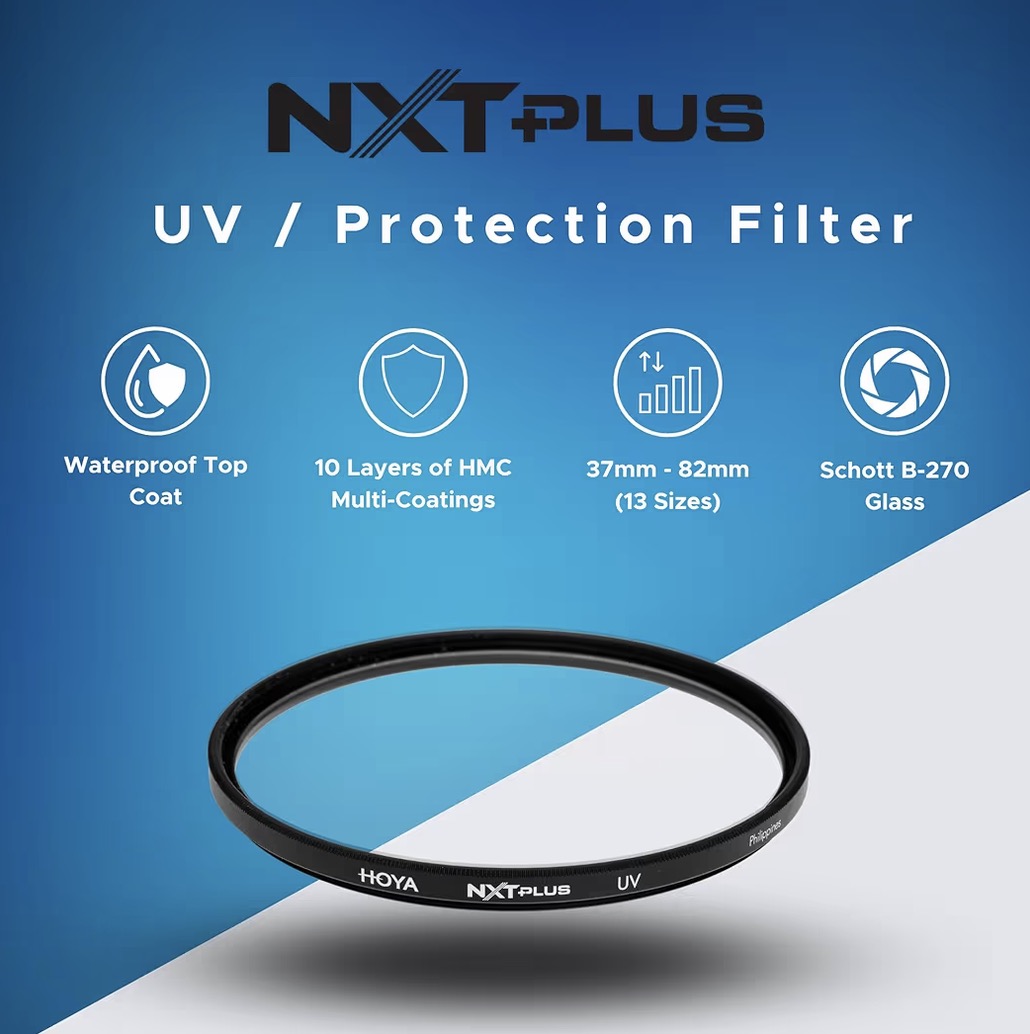 Hoya NXT Plus 72mm UV Filter Schott B270 Glass Multi-Coated Waterproof