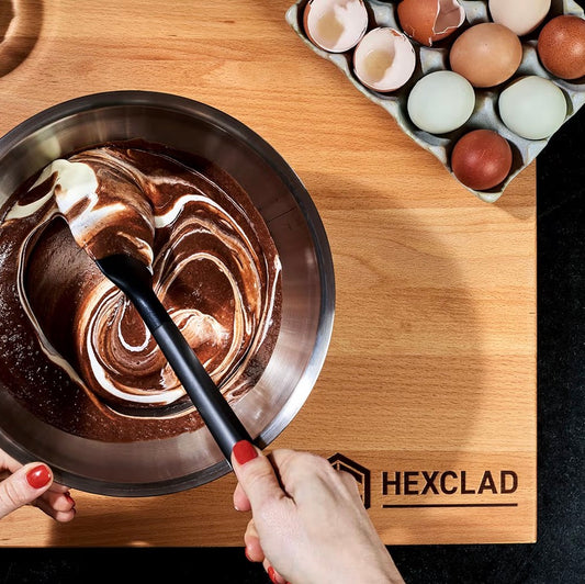 HexClad Vacuum Seal Stainless Steel Mixing Storage Bowl Set 1.5QT 3QT 5QT