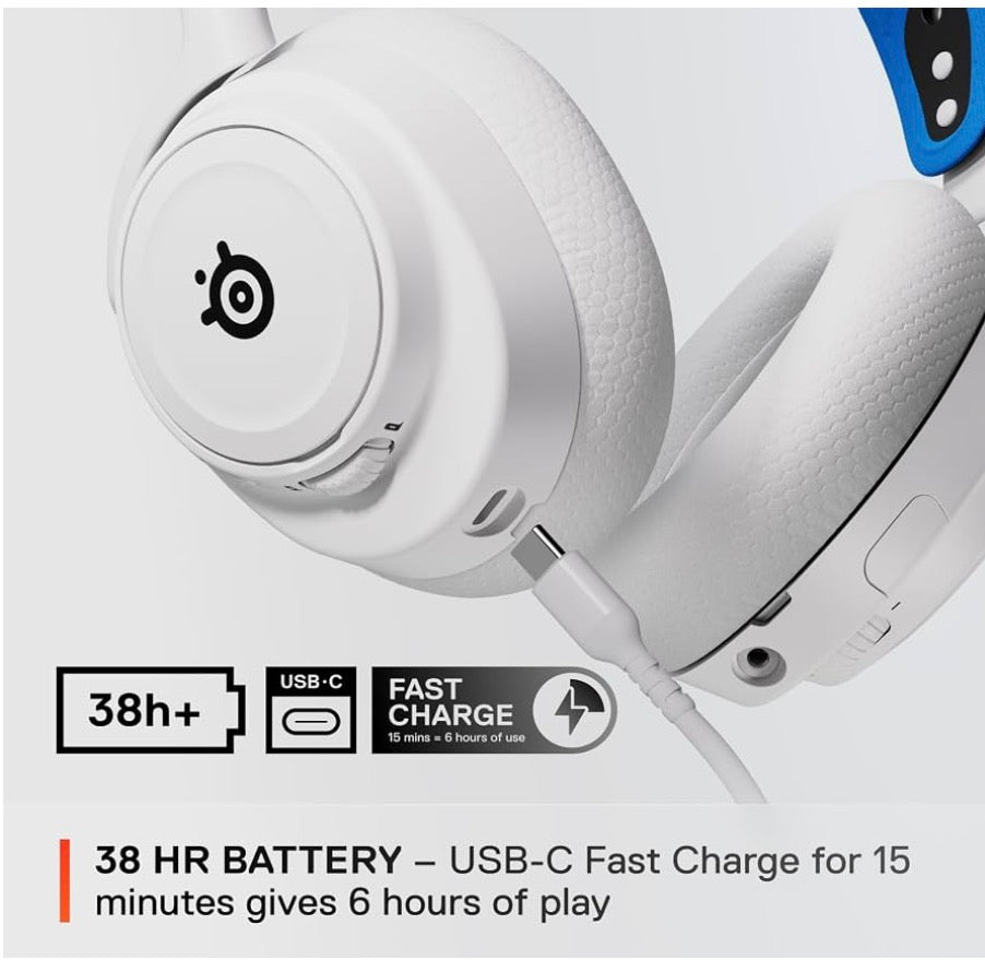 SteelSeries Arctis Nova 7P Wireless Gaming Headset White Multi-Platform