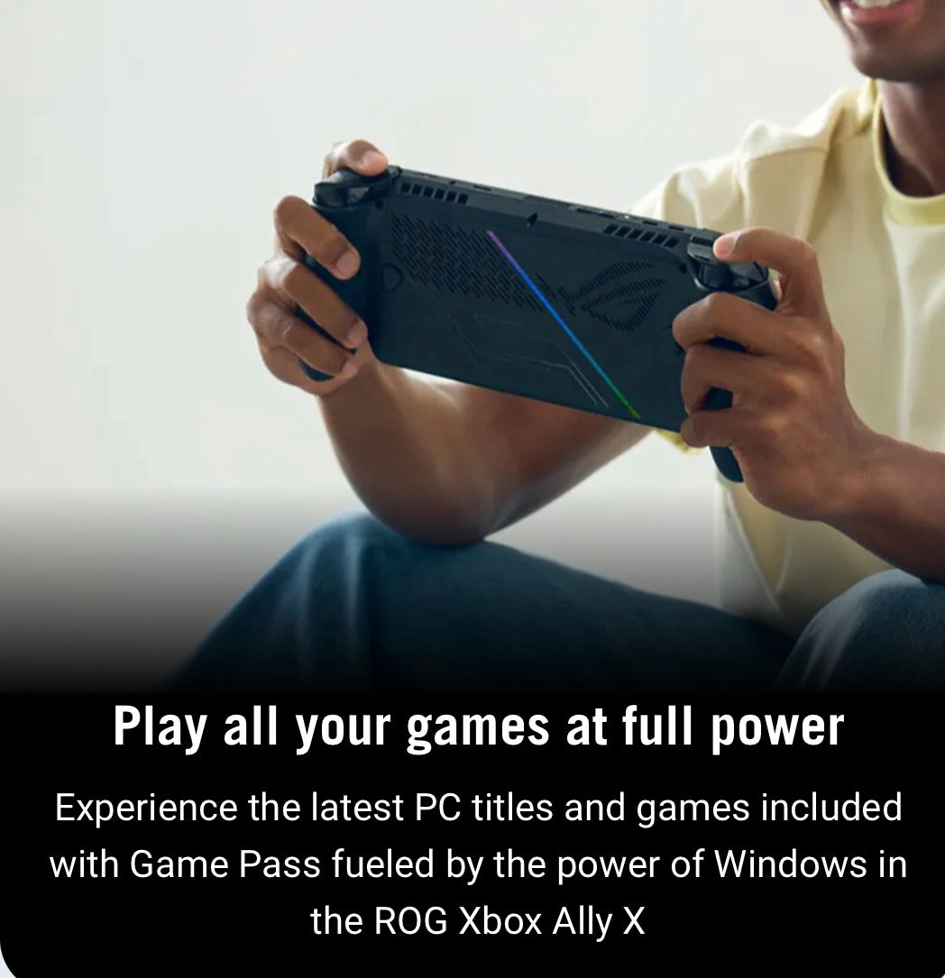 ASUS ROG Xbox Ally X Gaming Handheld – 7" FHD 120Hz (1TB) (RC73XA)