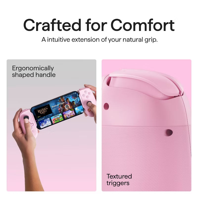 Backbone Pro Mobile and Wireless Gaming Device (USB-C) - Pink (BB-N1-M-T)