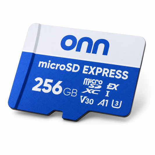 Onn 256GB microSDXC Memory Card with Adapter - 100MB/s