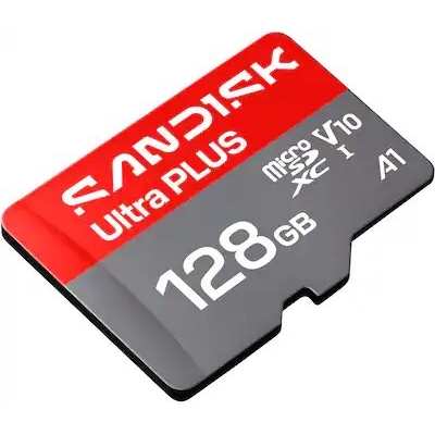SanDisk Ultra PLUS 128GB microSD Card 200MB/s A1 UHS-I Memory Card