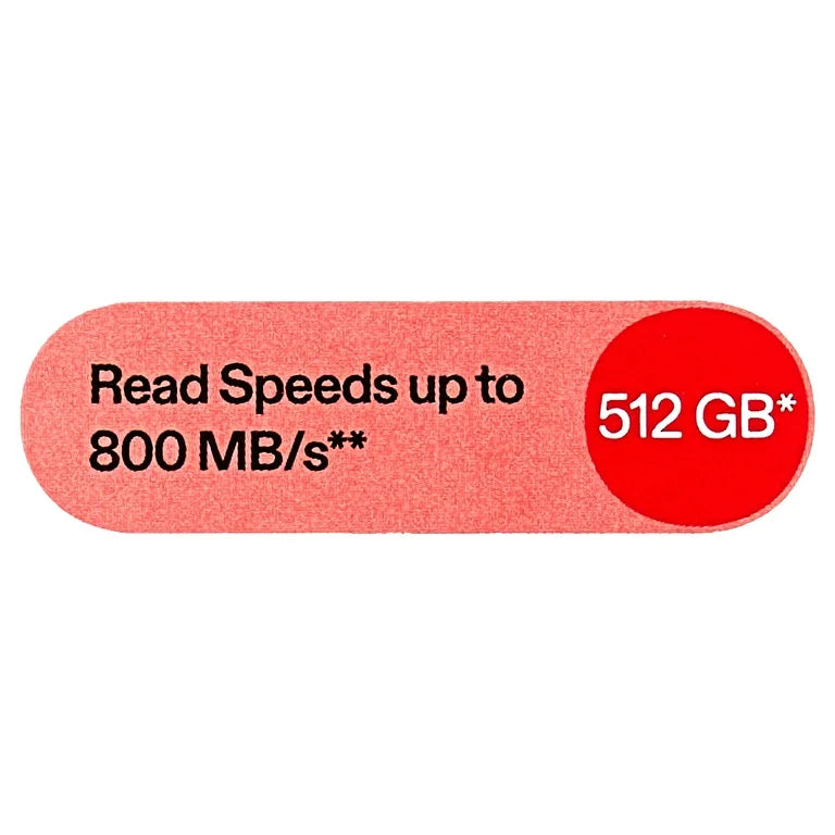 onn 512GB MicroSDXC Express Memory Card High-Speed Storage Adapter