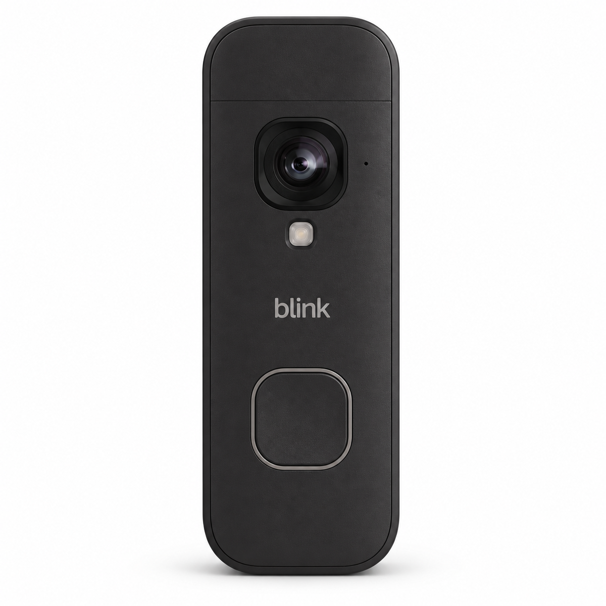 Blink Battery Doorbell 2K+ in black, front view