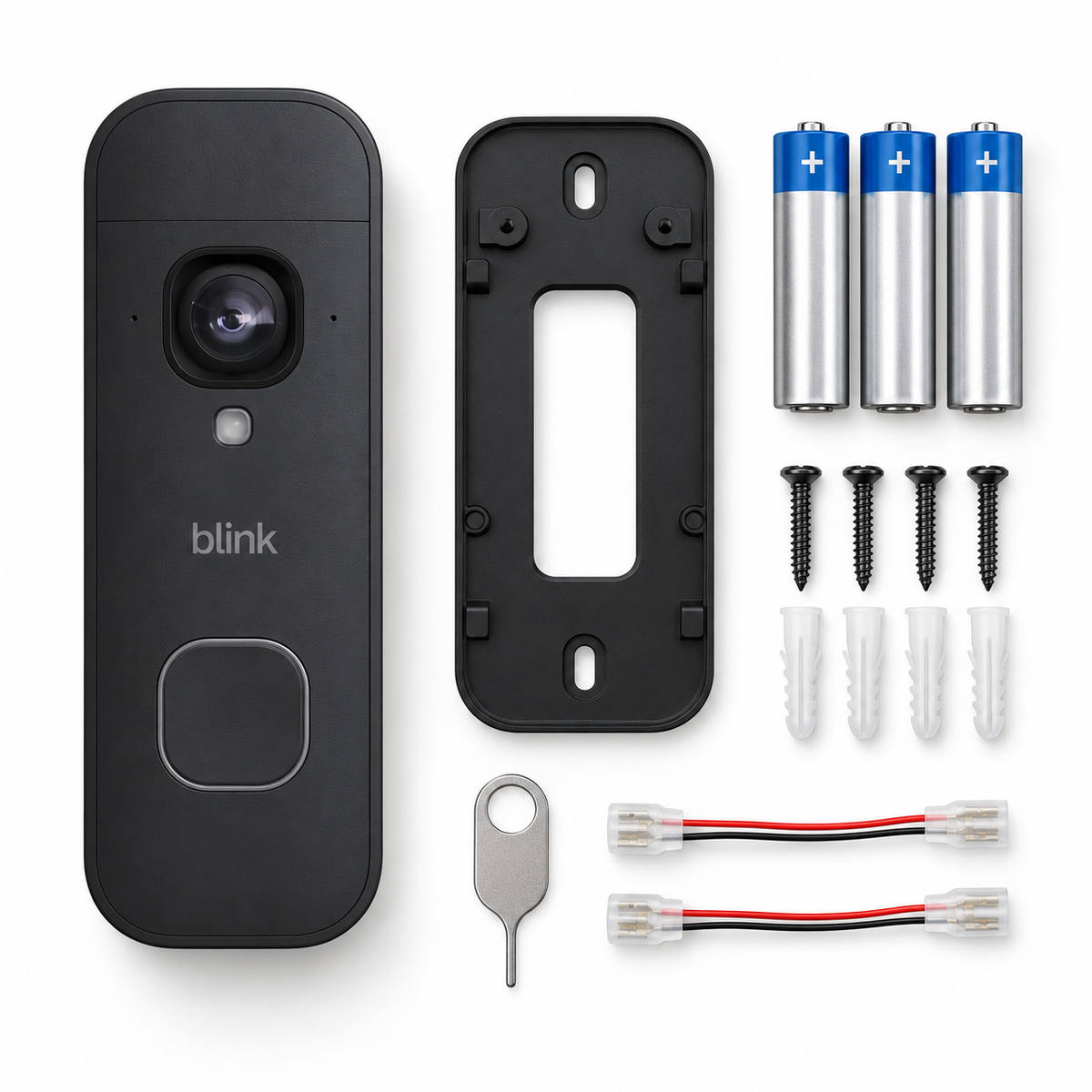 Blink Battery Doorbell 2K+ included accessories