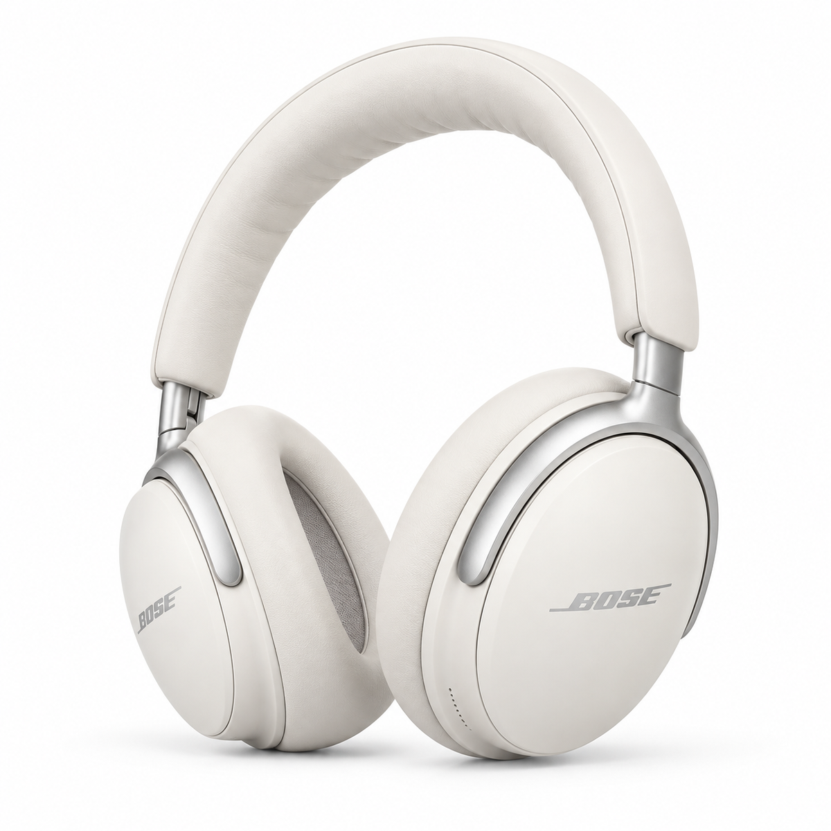 Bose QuietComfort Ultra 2nd Gen over-ear headphones in White Smoke