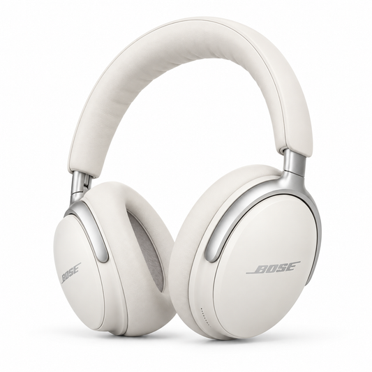 Bose QuietComfort Ultra 2nd Gen over-ear headphones in White Smoke