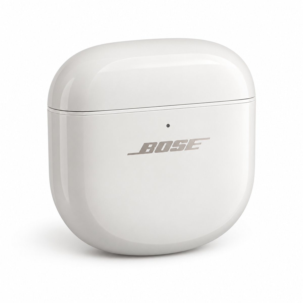 Bose QuietComfort Ultra White Smoke — Closed charging case
