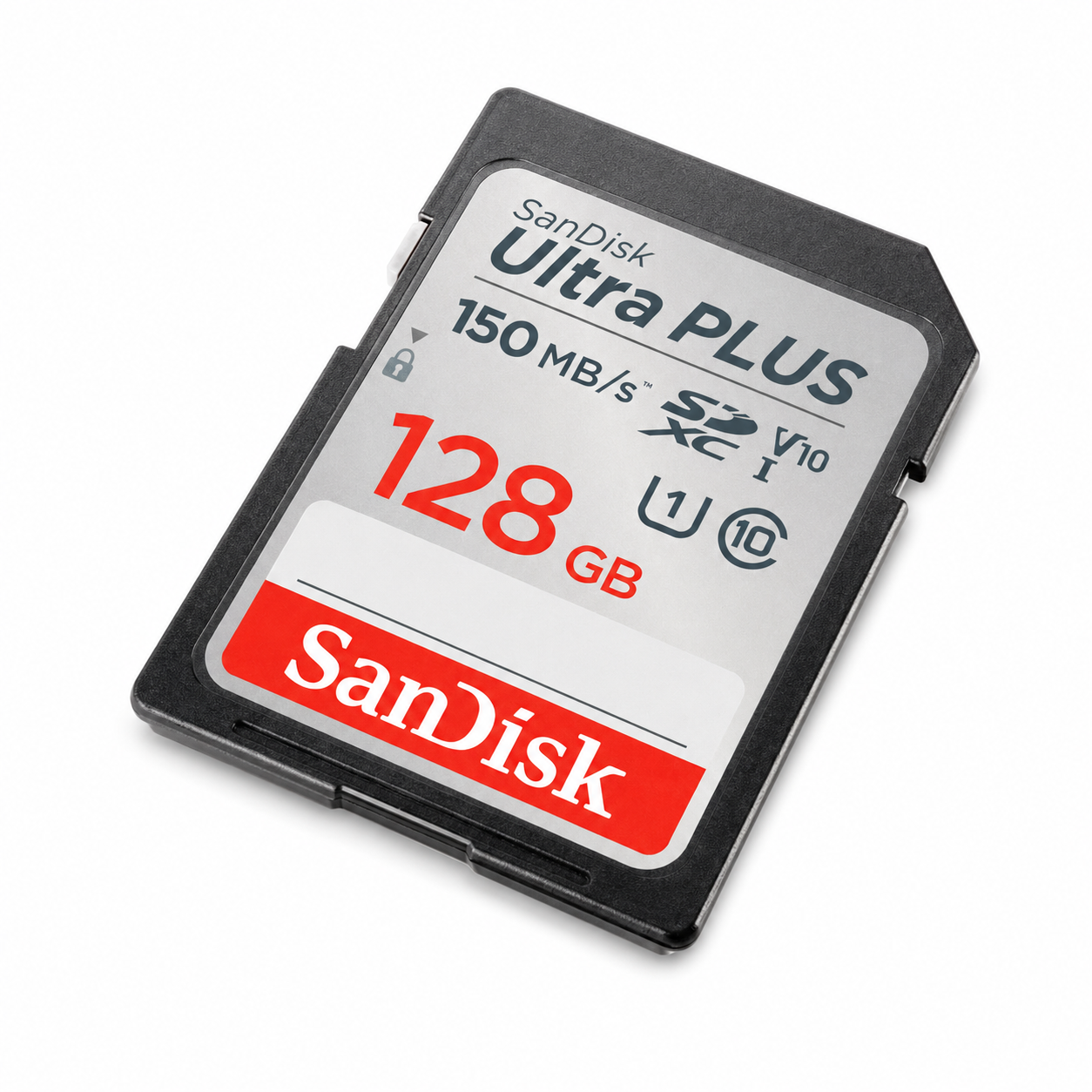 SanDisk Ultra PLUS 128GB SDXC UHS-I Memory Card
