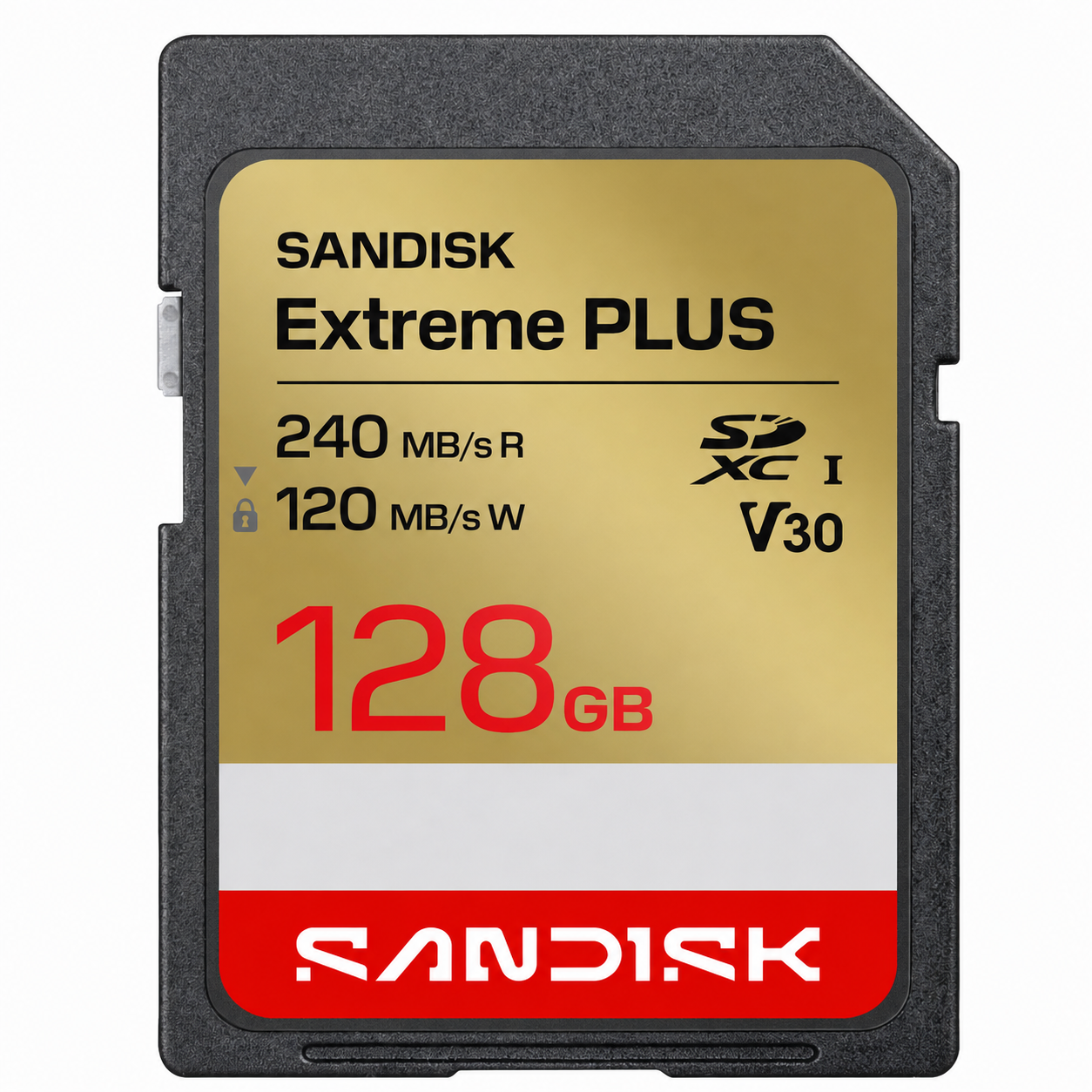 SanDisk Extreme PLUS 128GB SDXC UHS-I Memory Card