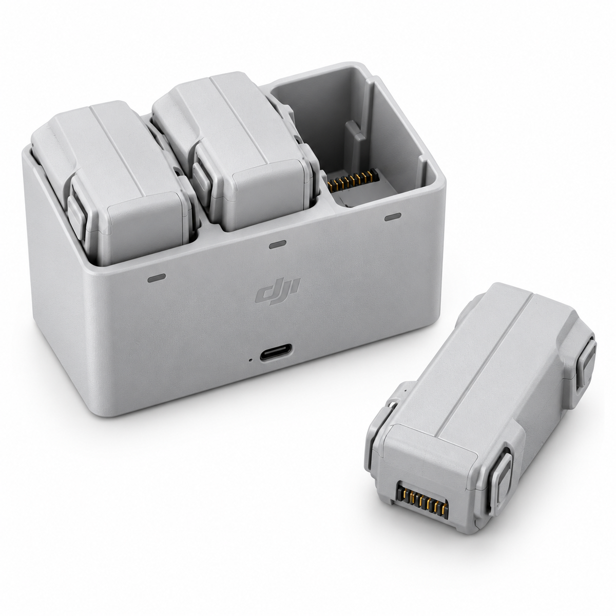 DJI Mini 5 Pro three Plus batteries and two-way charging hub