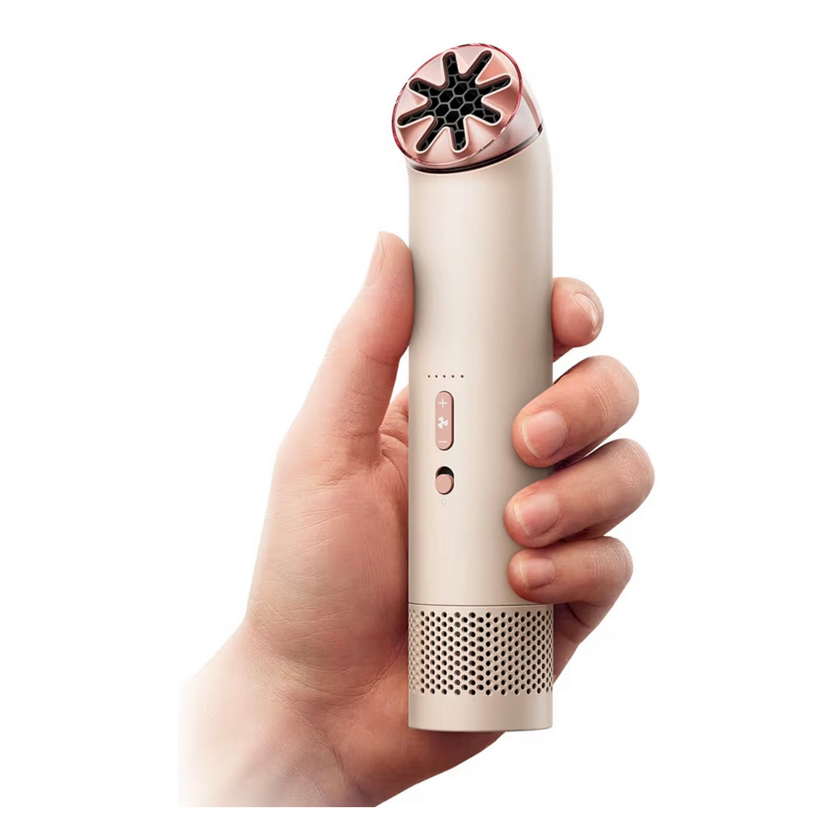 Dyson HushJet Mini Cool Stone Blush handheld portable fan
