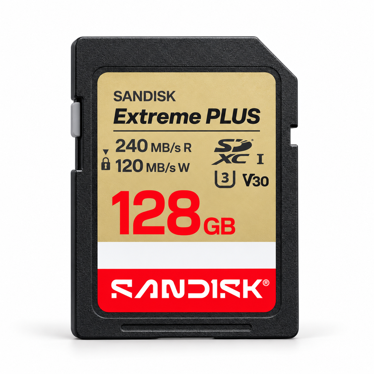 SanDisk Extreme PLUS 128GB SDXC - view 1