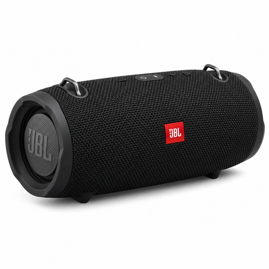 JBL Xtreme 2 black portable speaker side angle