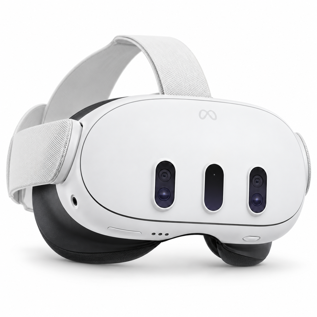 Meta Quest 3 512GB headset three-quarter view