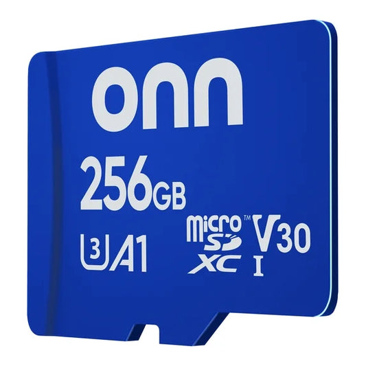 Onn 256GB microSDXC Memory Card with Adapter