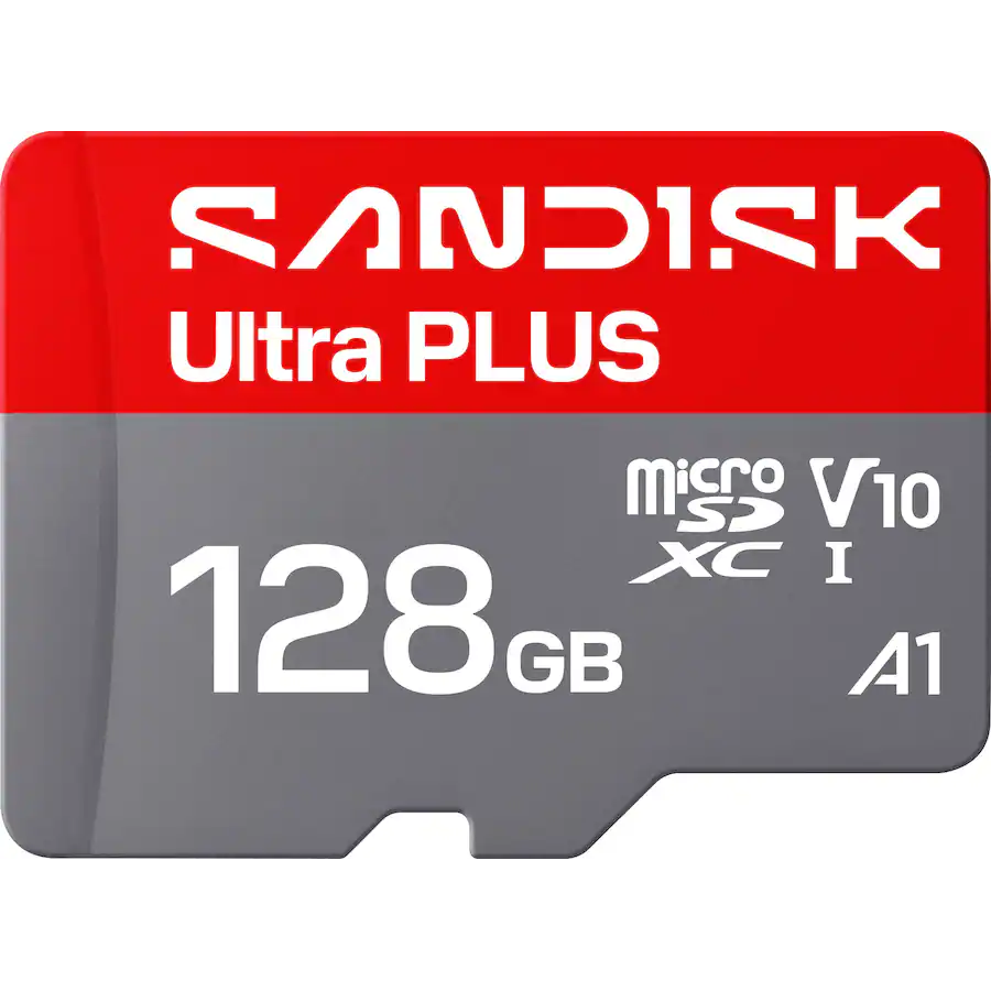 SanDisk Ultra PLUS 128GB microSD Card 200MB/s A1 UHS-I Memory Card