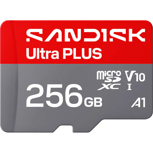 SanDisk Ultra PLUS 256GB microSD Card 200MB/s A1 UHS-I Memory Card