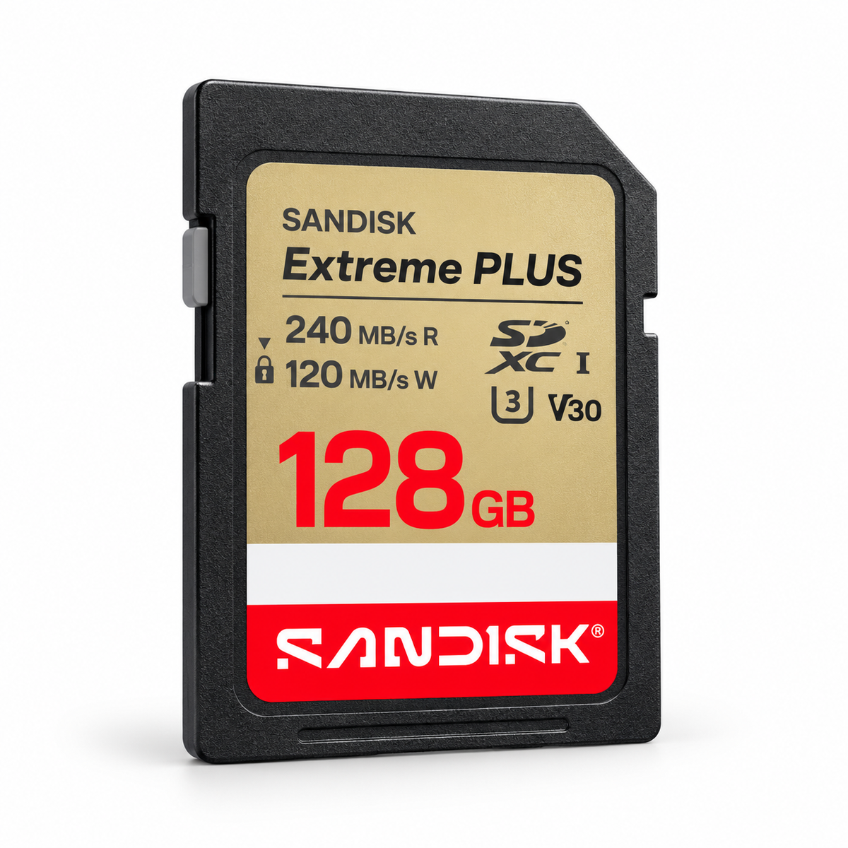SanDisk Extreme PLUS 128GB SDXC Memory Card 240MB/s