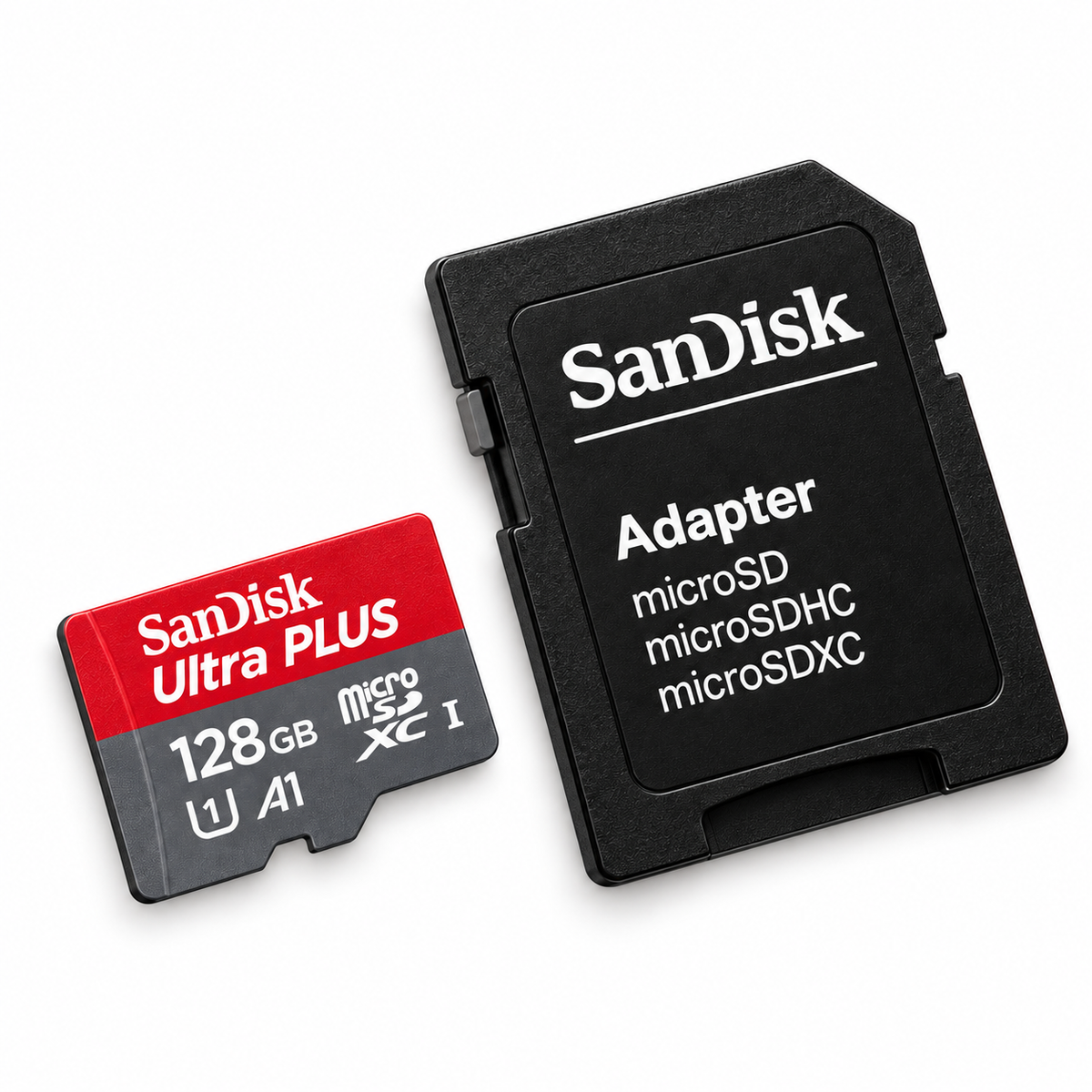 SanDisk Ultra PLUS 128GB with SD adapter - view 3