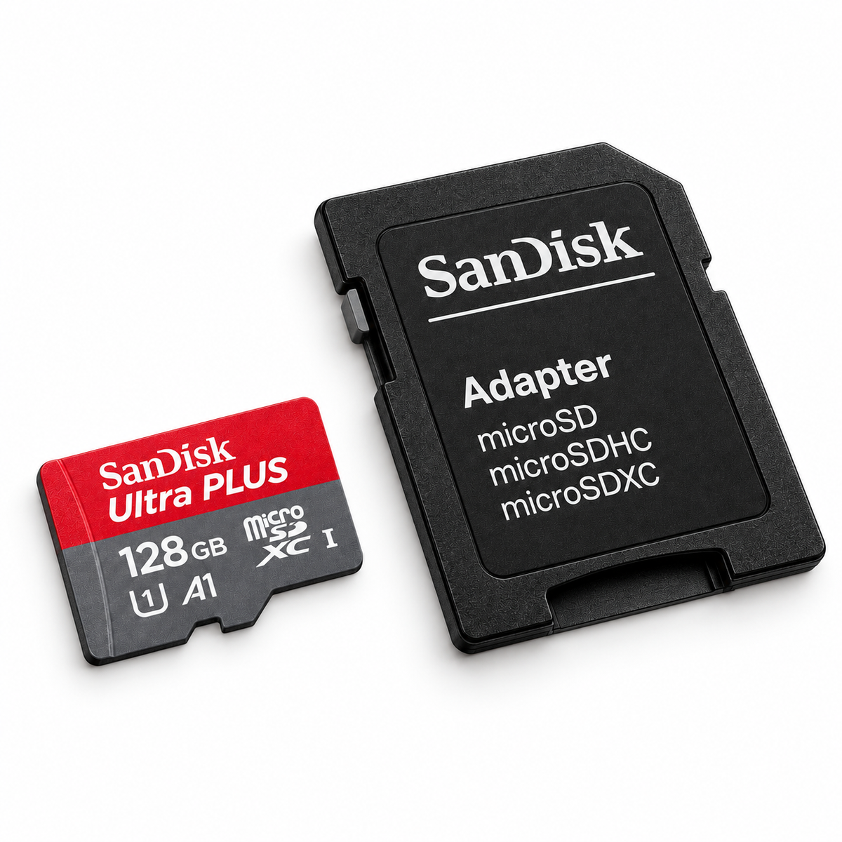 SanDisk Ultra PLUS 128GB with SD adapter - view 4