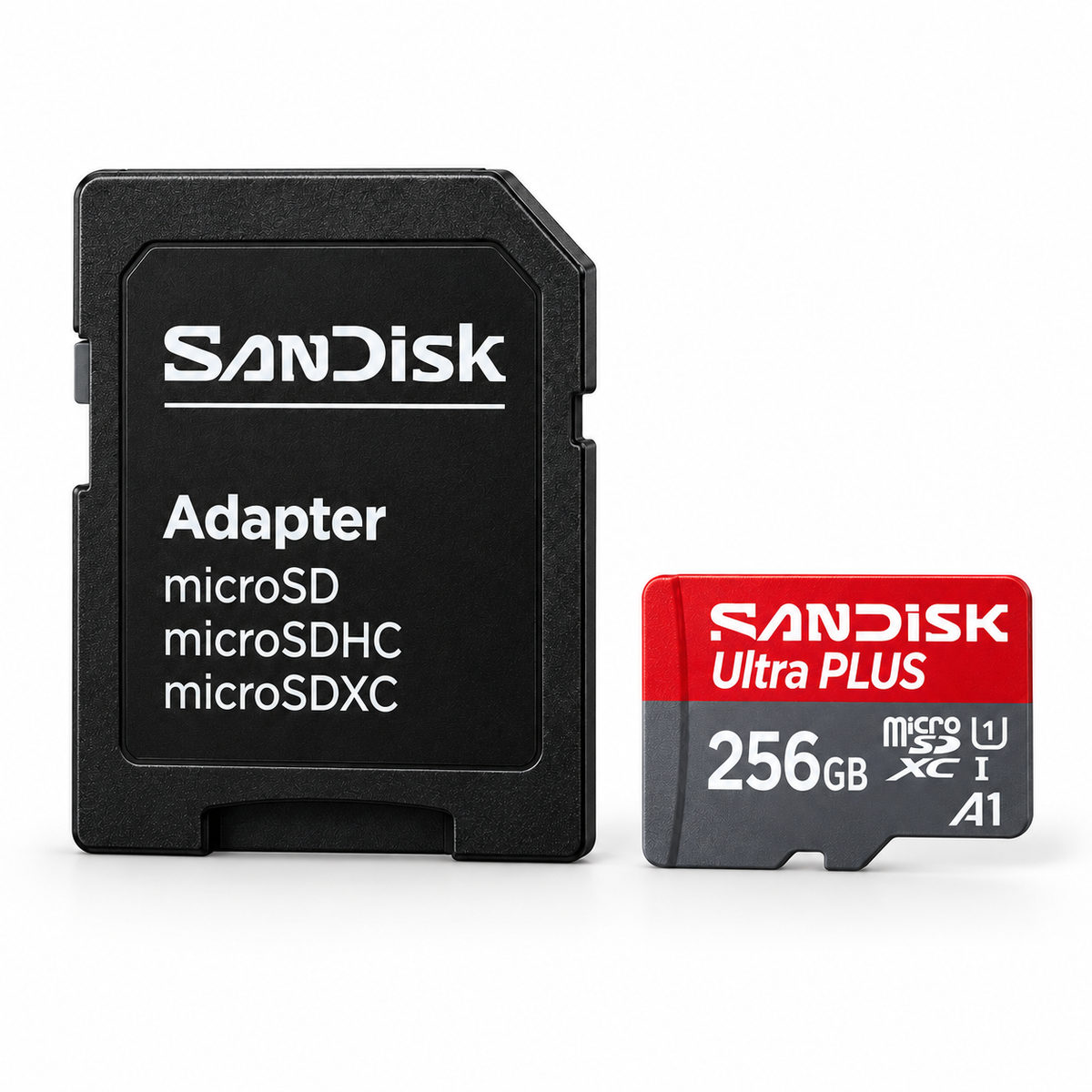SanDisk Ultra PLUS 256GB with SD adapter - view 5