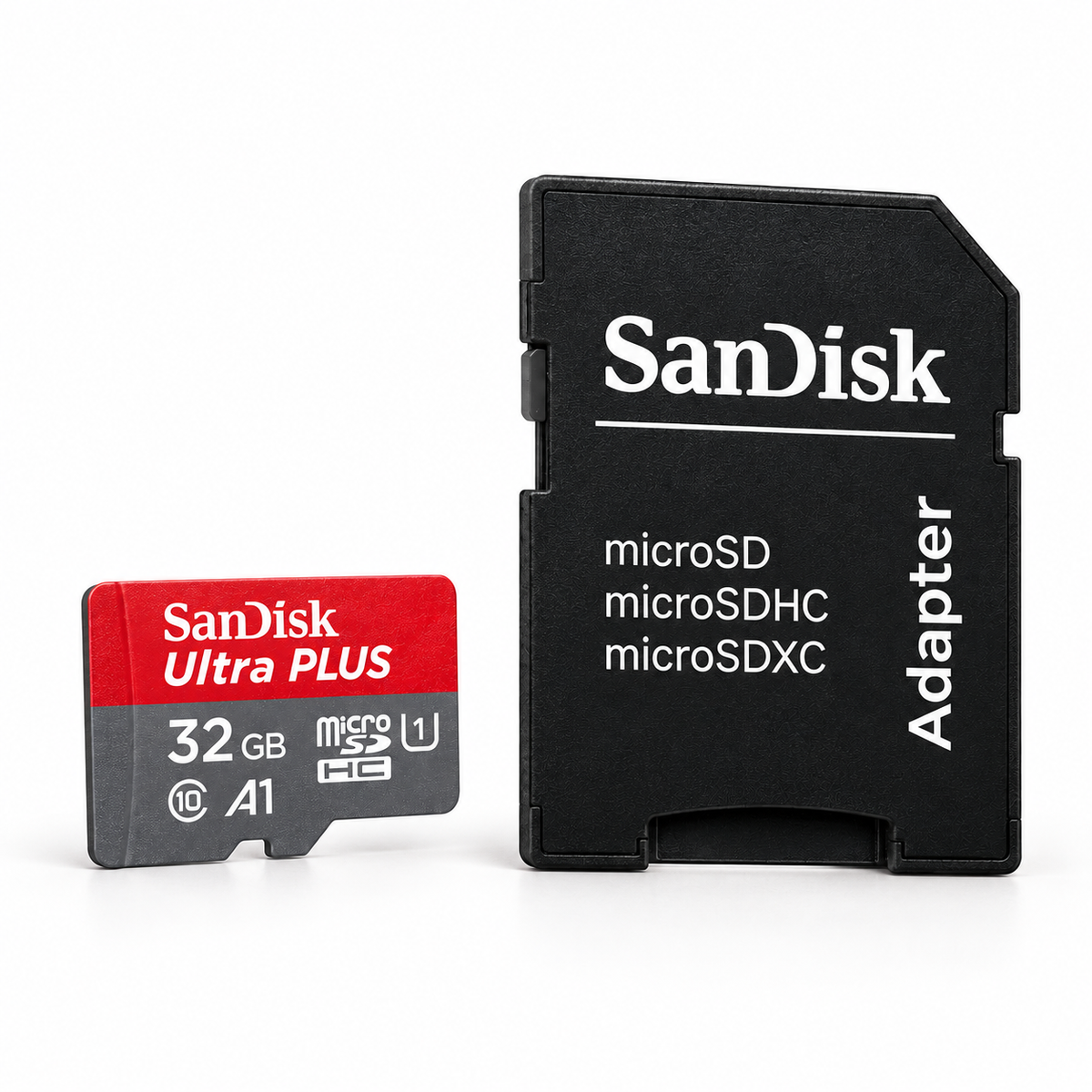 SanDisk Ultra PLUS 32GB with SD adapter - view 2