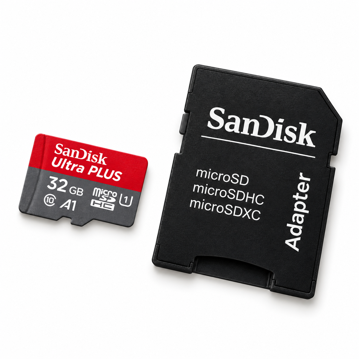SanDisk Ultra PLUS 32GB with SD adapter - view 3