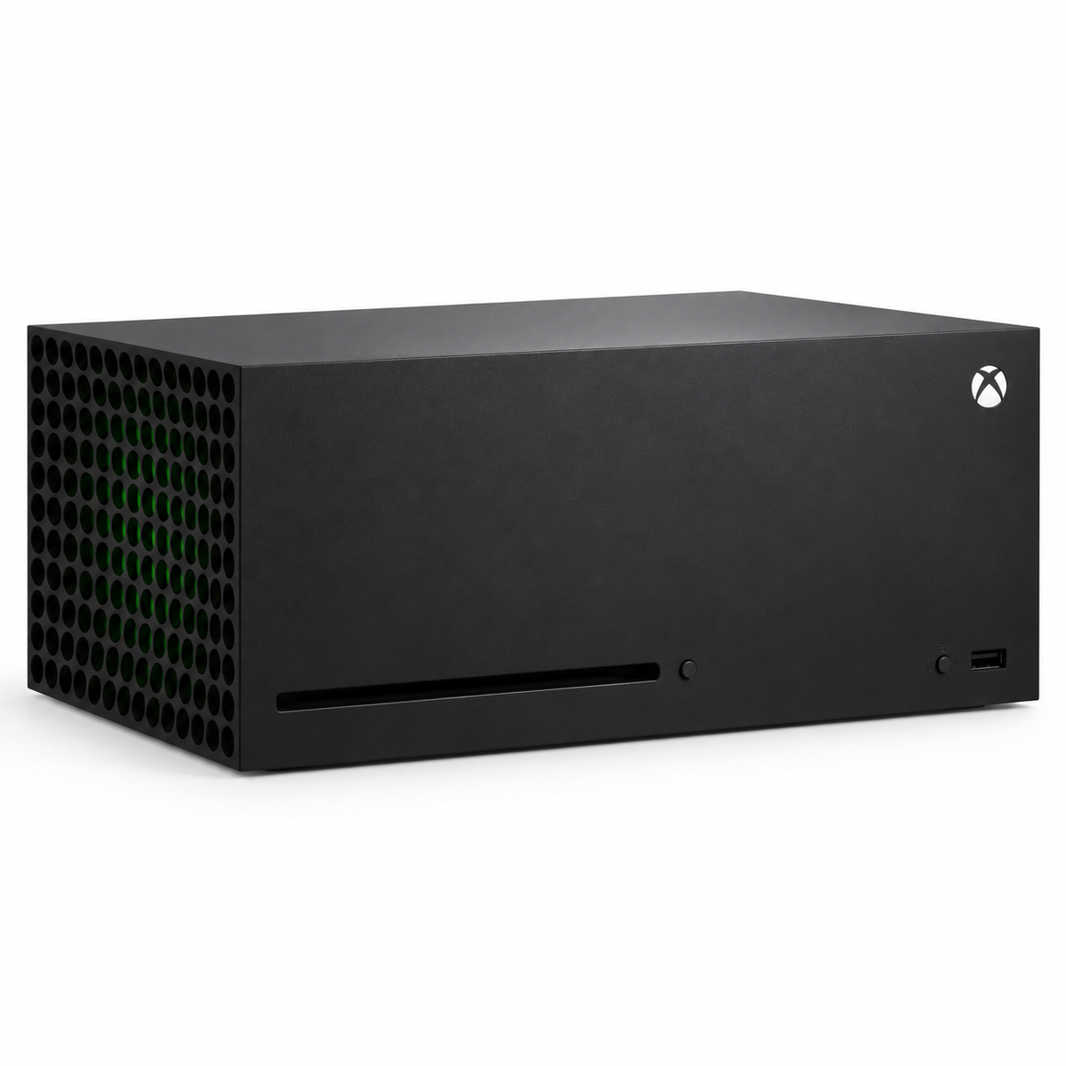 Xbox Series X 1TB console in horizontal position