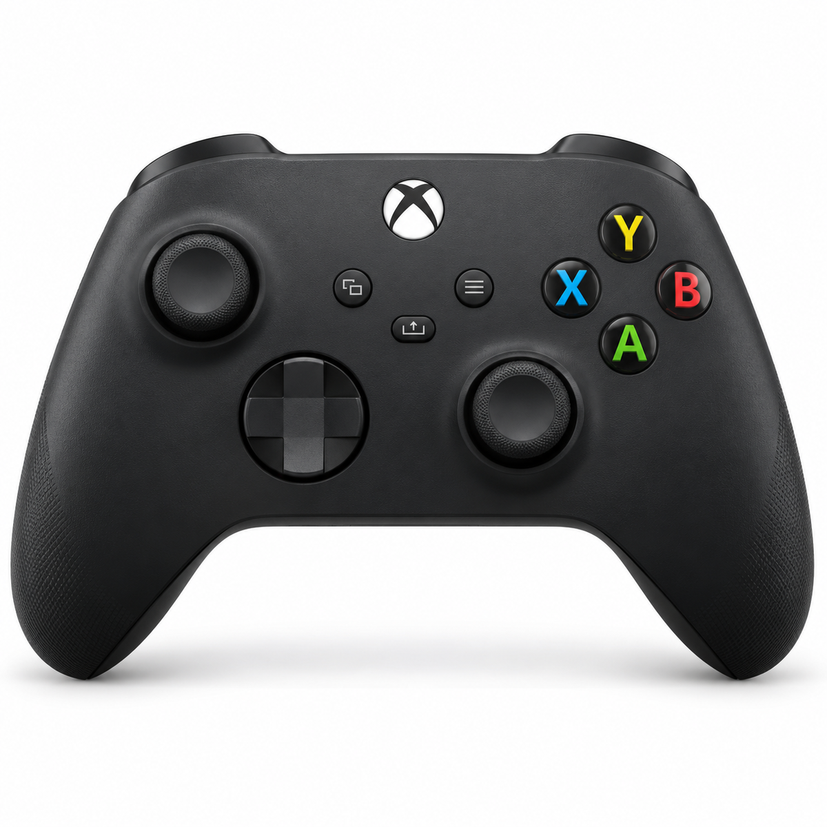 Carbon Black Xbox Wireless Controller front view